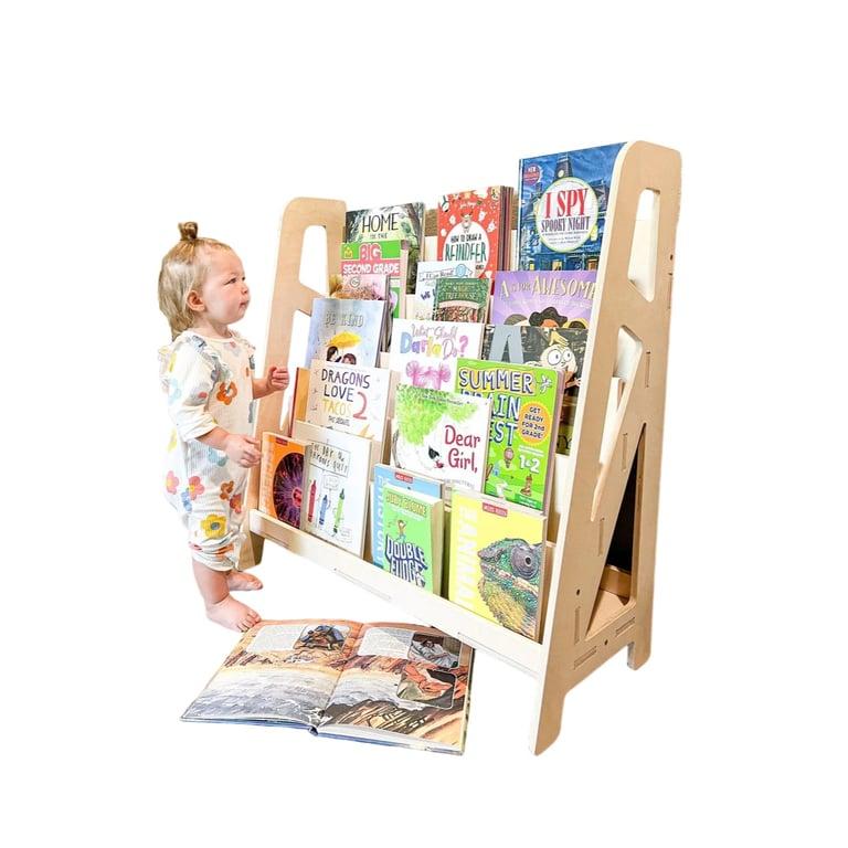 Montessori Bush Acres Front Facing Bookshelf Sierra