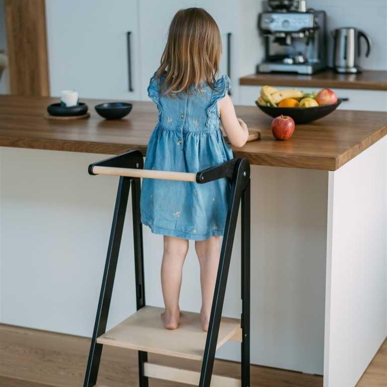 Montessori leg&go Ultra Slim Learning Tower Black