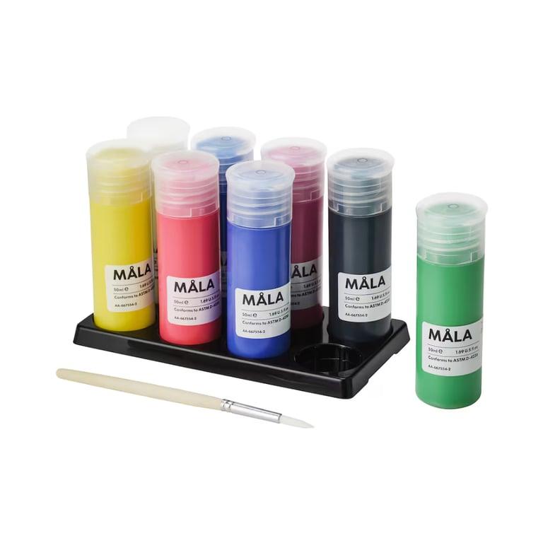 Montessori IKEA MÅLA Paint Mixed Colors 14 Ounce