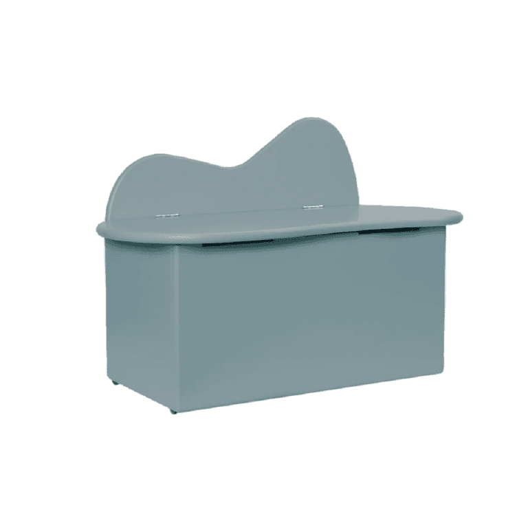 Montessori Ferm Living Slope Storage Bench Storm
