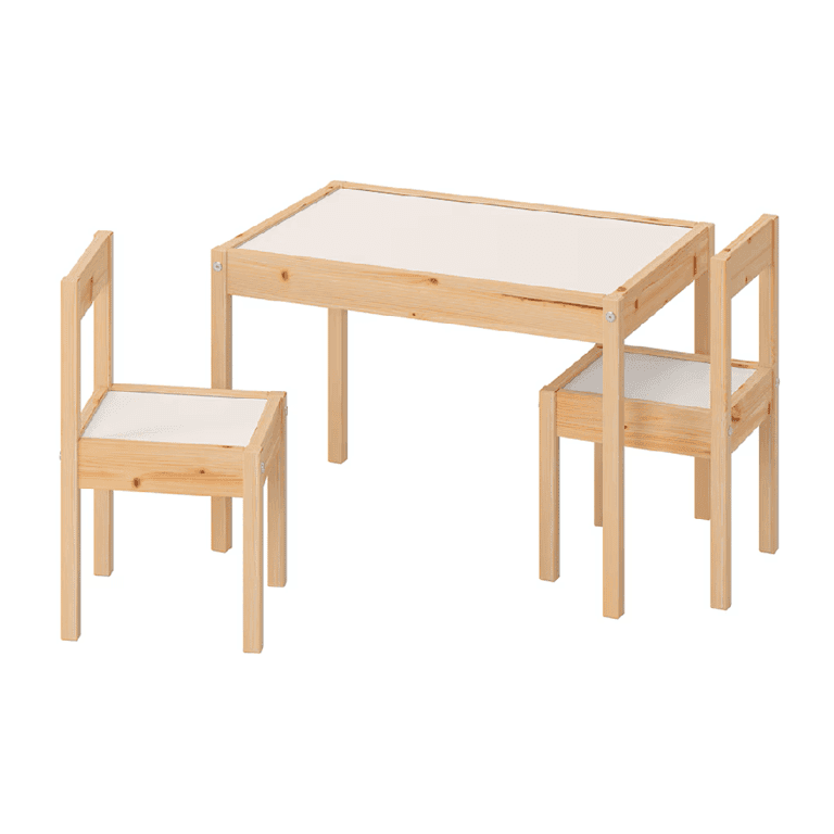 Montessori IKEA Table and 2 Chairs Set Latt