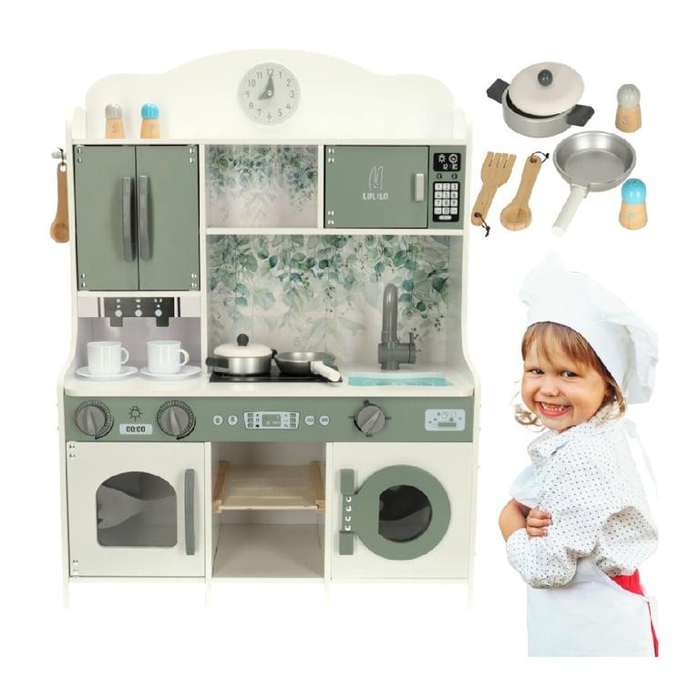 Montessori Lulilo Play Kitchen Saliko With Espresso Machine