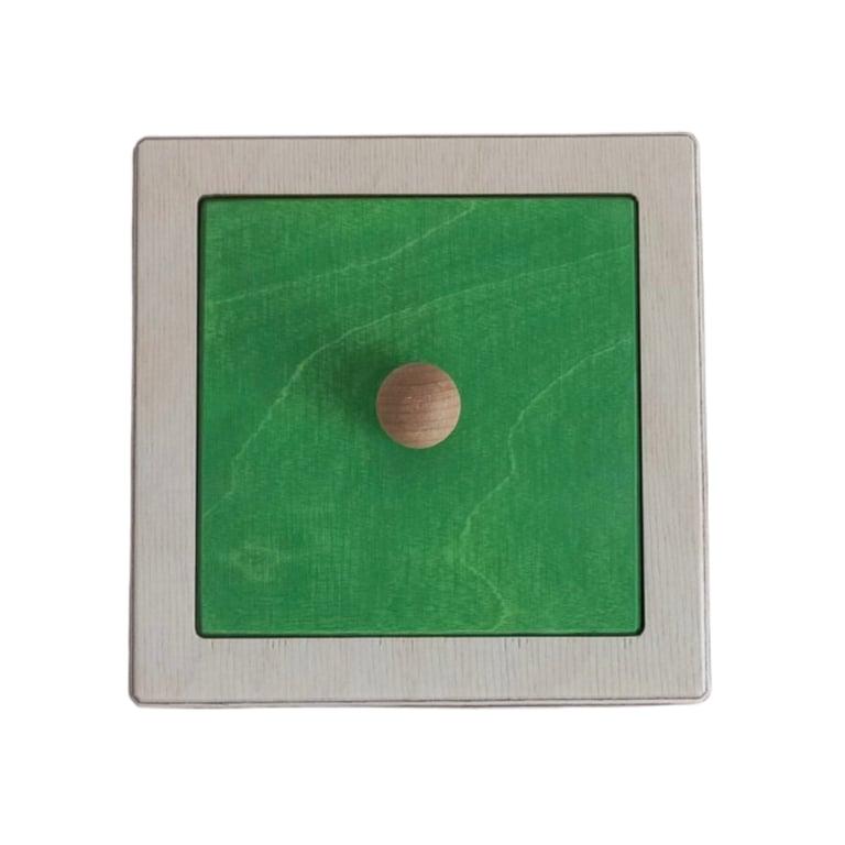 Montessori Tapintoys Montessori Wood Puzzle Peg Board Square