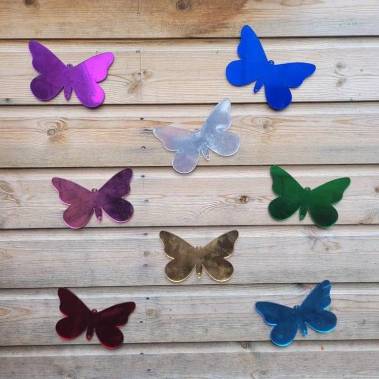 Montessori Kelz Kreationz Set of Rainbow Butterfly Sensory Mirrors 8x12