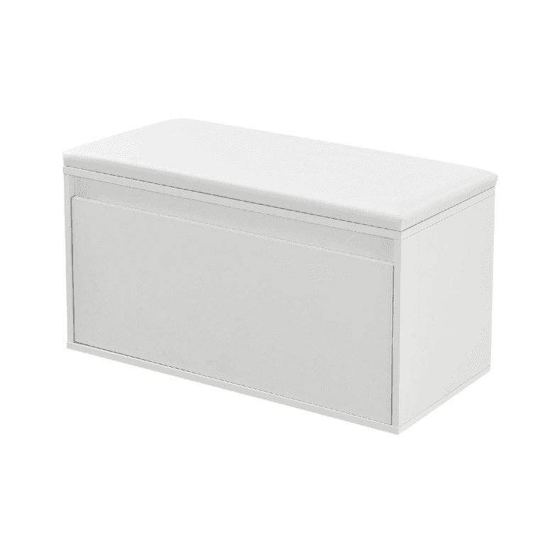 Montessori en casa Storage Bench White