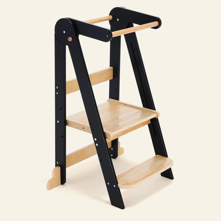 Montessori HARPPA Nordi Foldable Toddler Tower Black