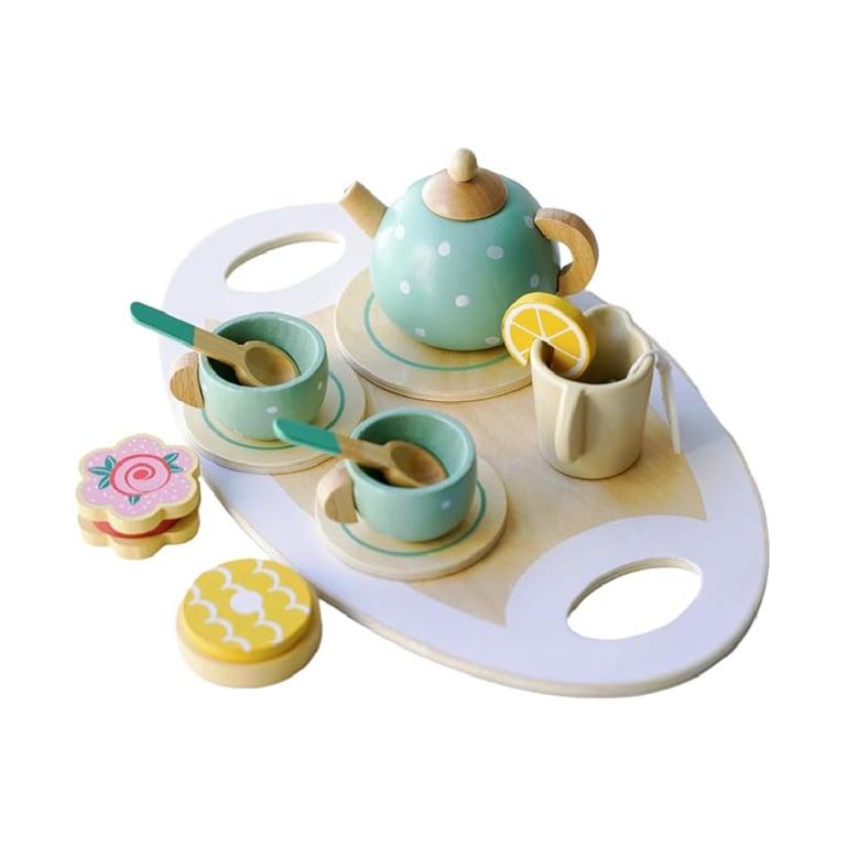 Montessori MIKNEKE Wooden Tea Party Set