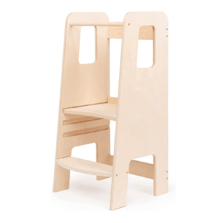 Montessori mobli Ully Adjustable Toddler Tower Natural