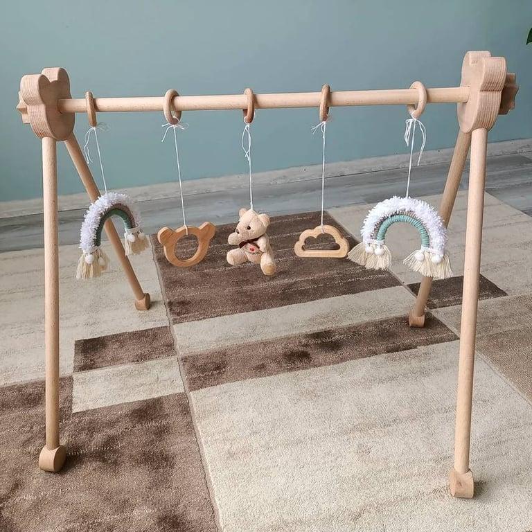 Montessori Natural Baby Gift Play Baby Gym and Hanging Toys