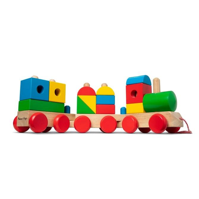 Montessori Melissa & Doug Stacking Trains Jumbo Classic