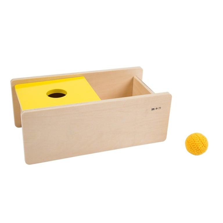 Montessori Leader Joy Montessori Imbucare Box With Flip Lid-Knit Ball