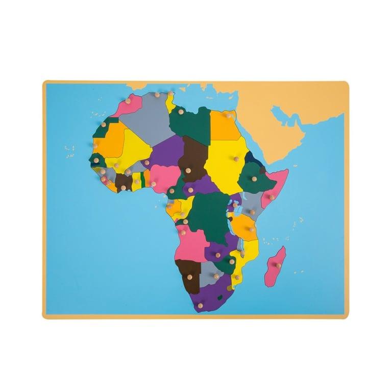 Montessori REU Leader Joy Puzzle Map of Africa