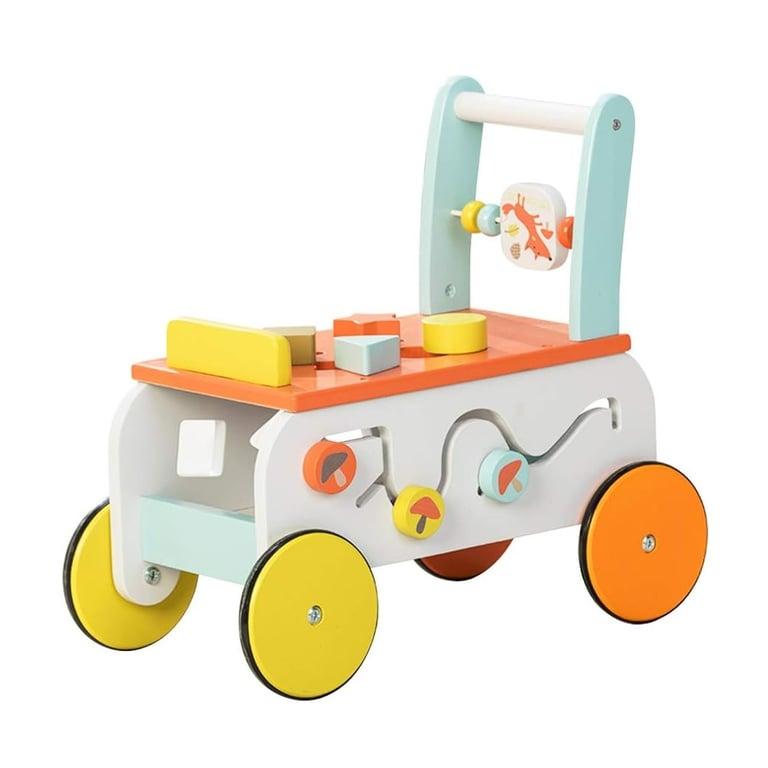 Montessori Labebe Wooden Fox Push Walker