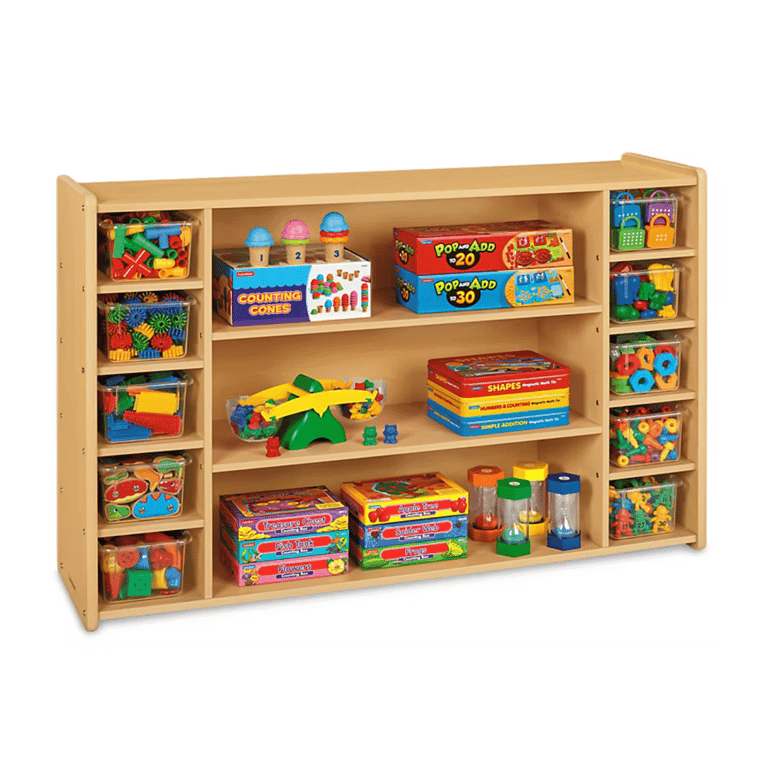 Montessori Lakeshore Learning Heavy-Duty Large Cubbies & Shelves Storage Shelf