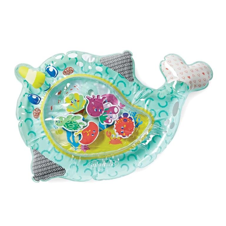 Montessori Infantino Wee Wild Ones Pat & Play Water Mat Narwahl