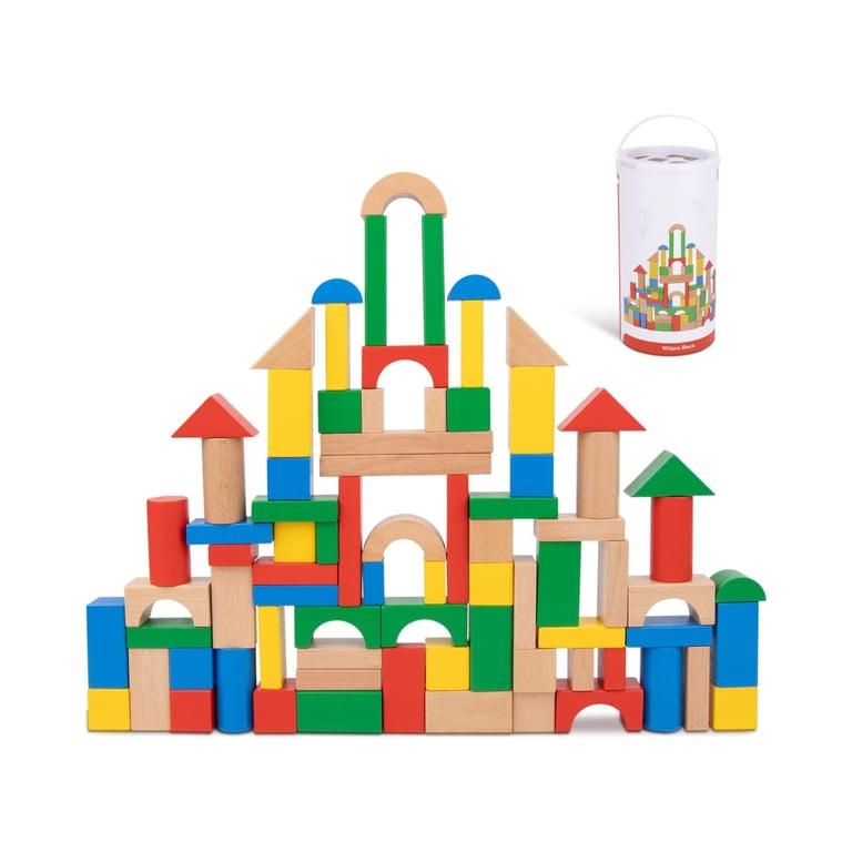 Montessori TOOKYLAND Wooden Building Blocks