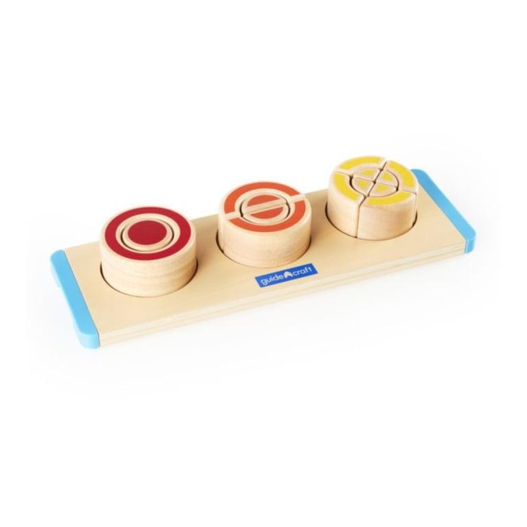 Montessori Guidecraft Nesting Circle Fractions