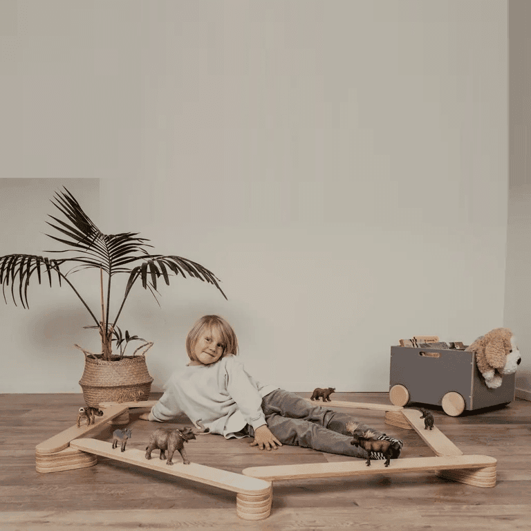 Montessori leg&go Balance Beam Set of 6