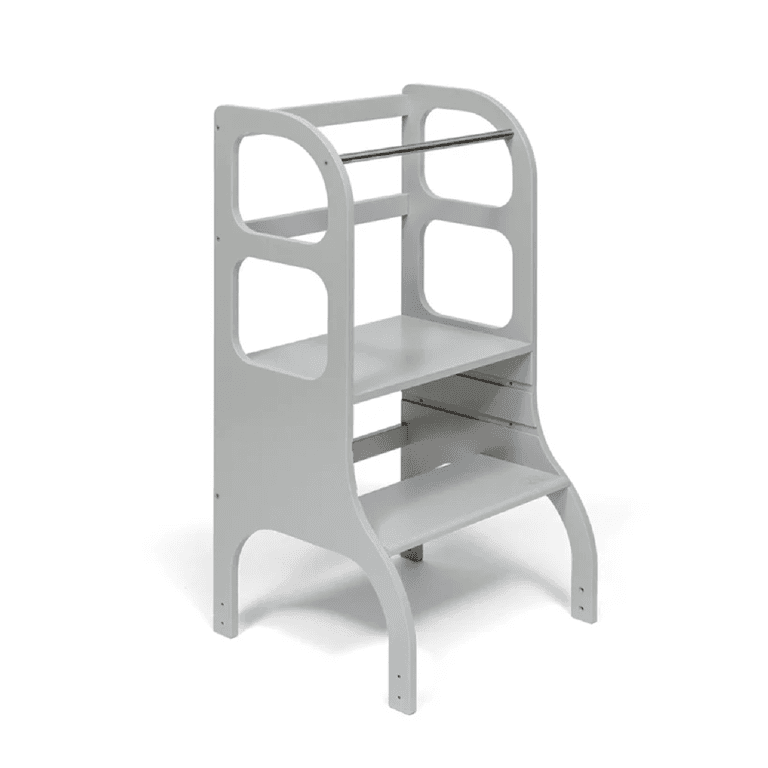 Montessori Ette Tete Step Up Adjustable Toddler Tower Gray