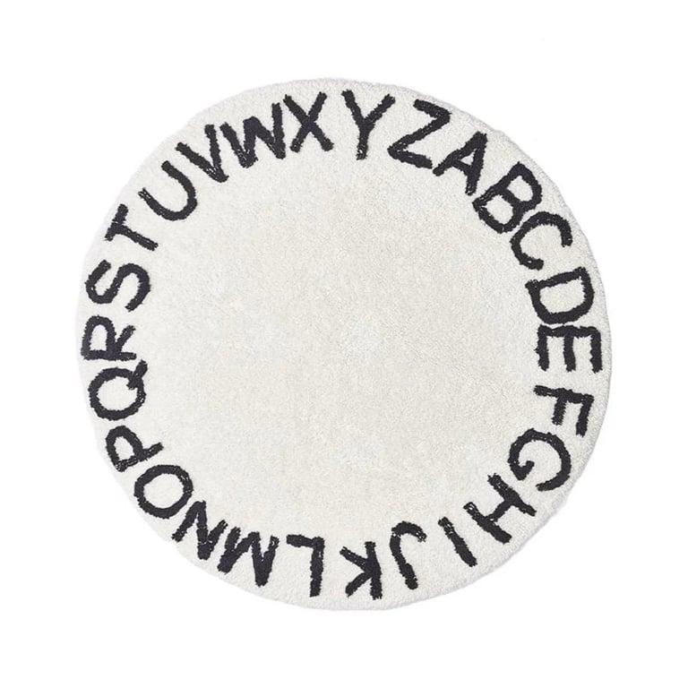 Montessori Wonder Space ABC Alphabet Play Mat White