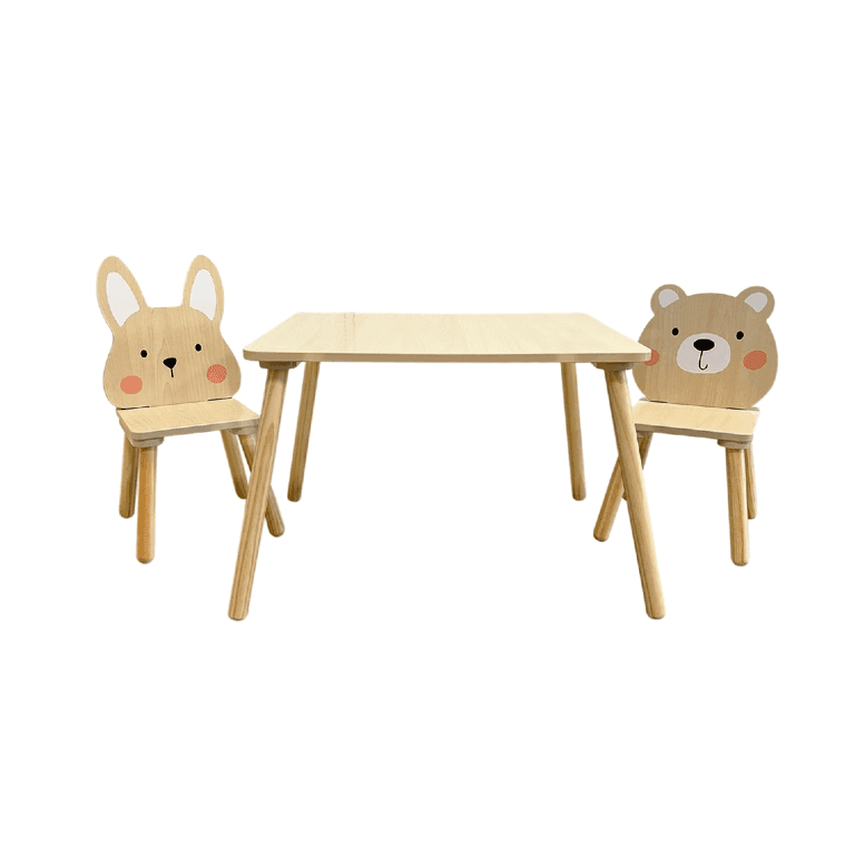 Montessori Maxx Kidz Table and 2 Chairs Set