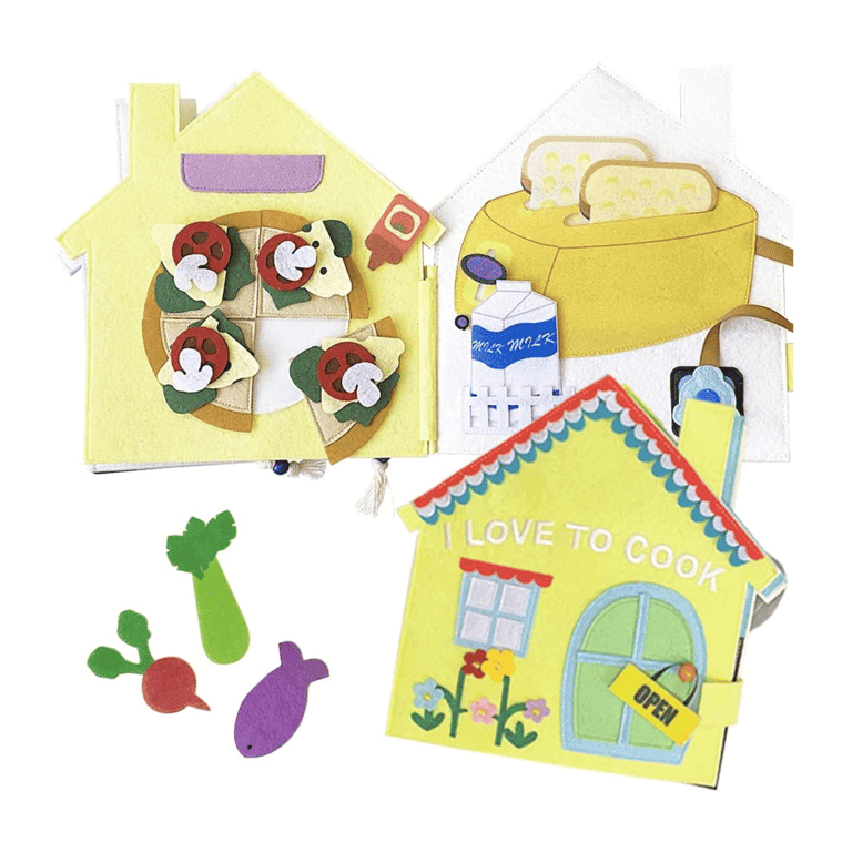 Montessori MOVEBO Quiet Busy Book I Love to Cook