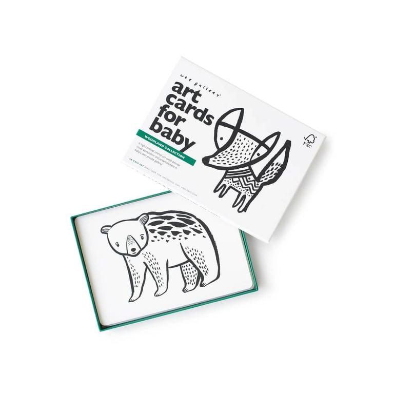 Montessori Wee Gallery Art Flash Cards Woodland Animals Collections