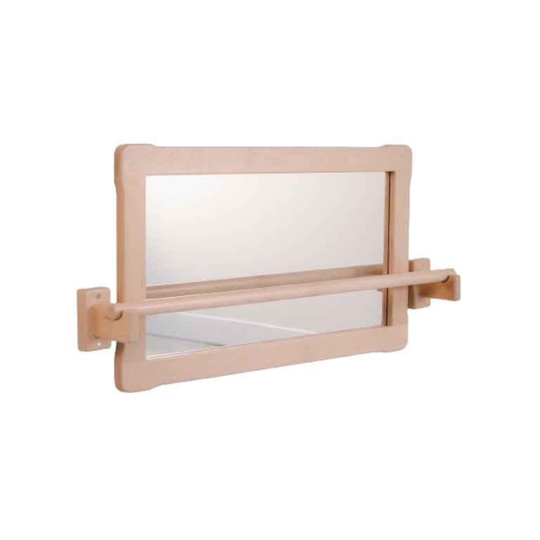 Montessori Woodjoy Mirror With Pull Up Bar XL Natural