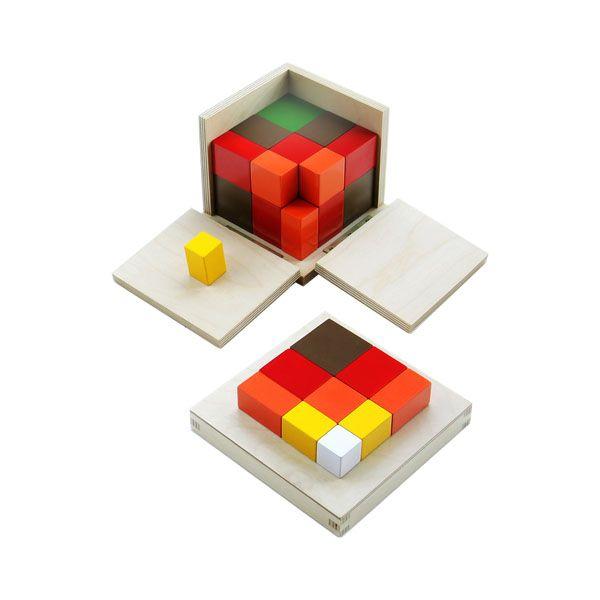 Montessori Montessori Outlet Arithmetic Trinomial Cube