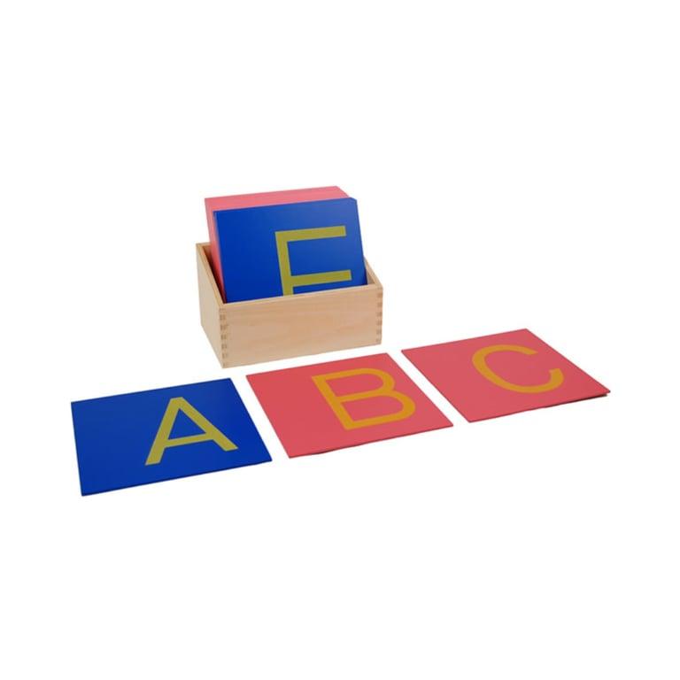 Montessori Leader Joy Capital Case Sandpaper Letters Print With Box