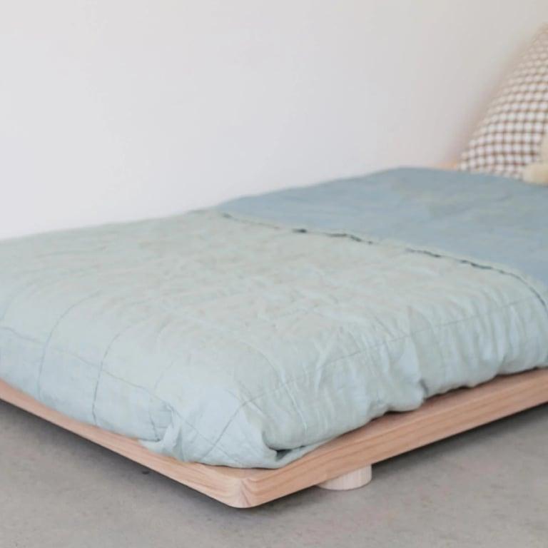 Montessori The Purc Shop The Oat Bed Double Natural Wash