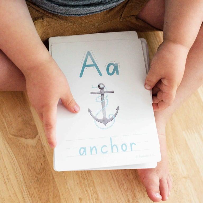 Montessori September & Co. Watercolor Alphabet Cards Only