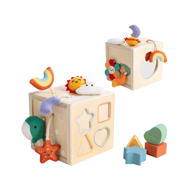 Montessori Twefex Pull String Activity Cube