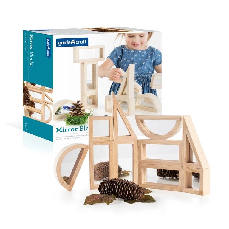 Montessori Guidecraft Mirror Blocks 10-Piece Set