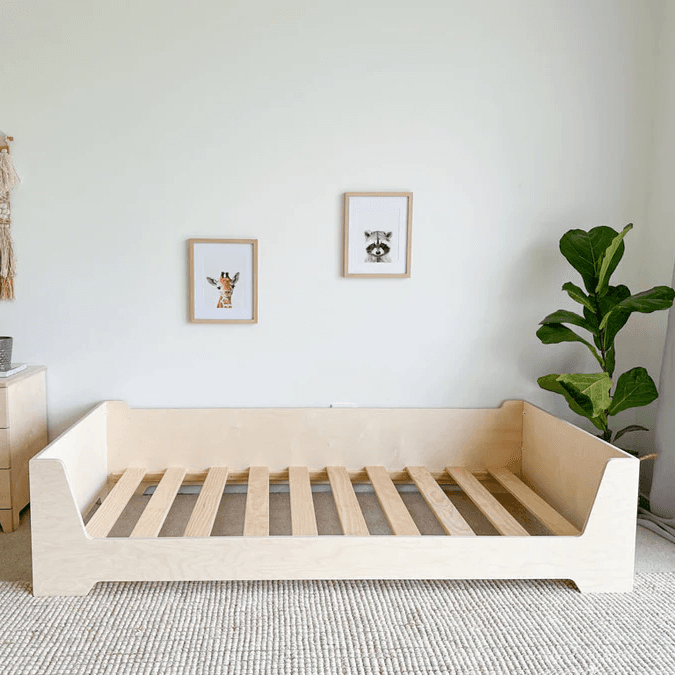 Montessori Magic of Wood Flippable Bed Single No Headboard No Drawer