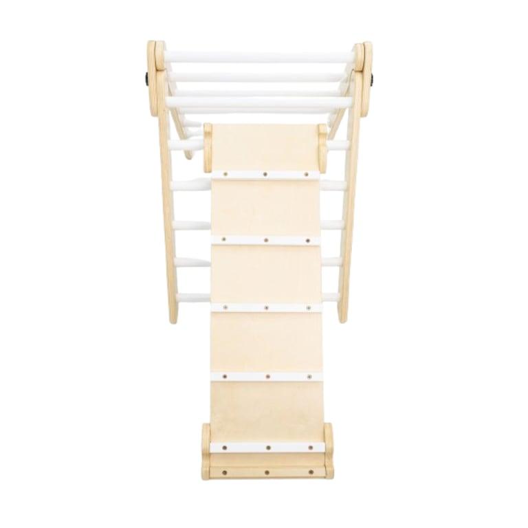 Montessori Poppyseed Play Montessori Climber Foldable Triangle & Ramp White