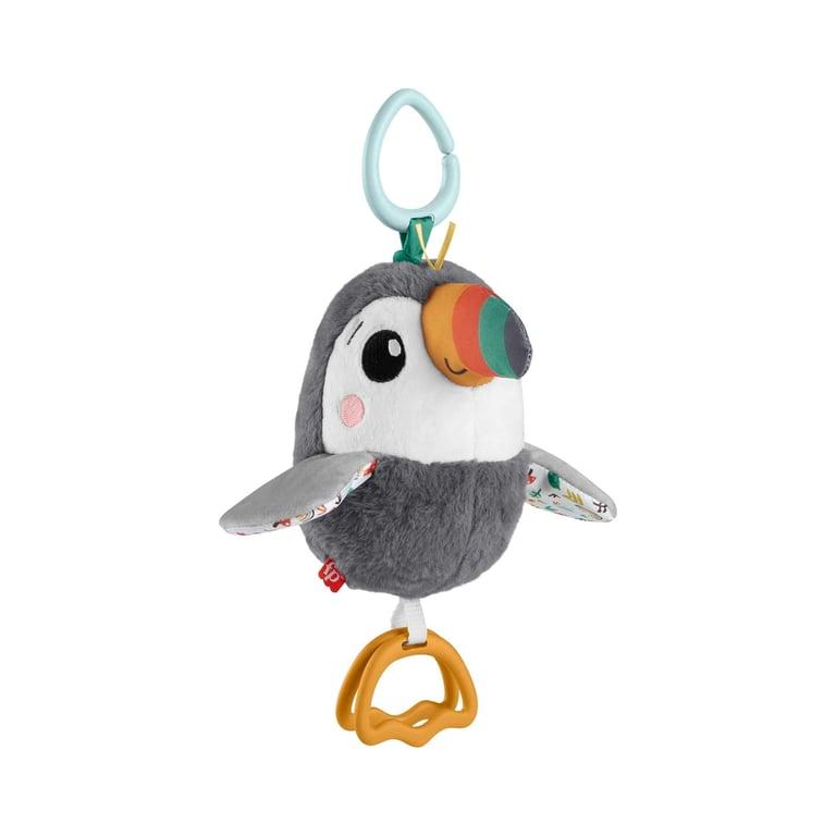 Montessori Fisher-Price Flap and Go Toucan Crinkle and Clacker Sensory Toy