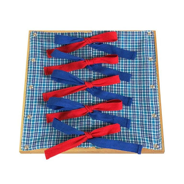 Montessori Kid Advance Montessori Ribbon Tying Dressing Frame