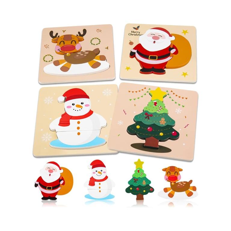 Montessori ZILIALAR Christmas Wooden Puzzles