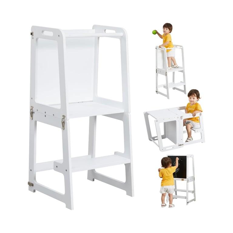 Montessori Onirw 4-in-1 Toddler Tower White