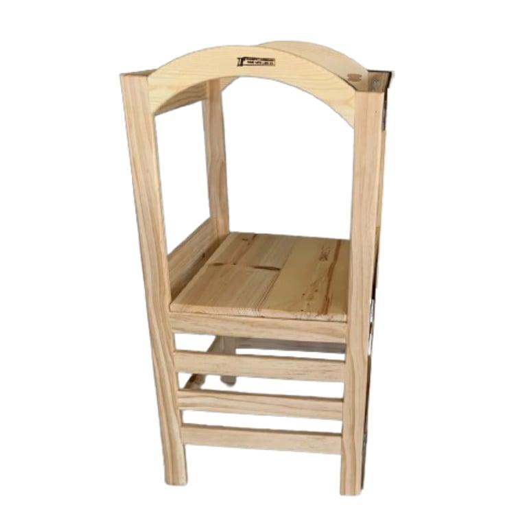 Montessori Grandpa Ken Twin Toddler Tower Pine Natural Finish