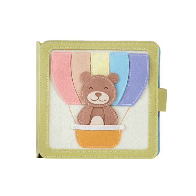 Montessori Leo Felt Books Mini Quiet Busy Book Bear