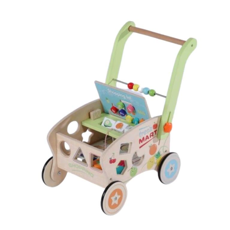 Montessori Labebe Fruit Set Push Walker Green