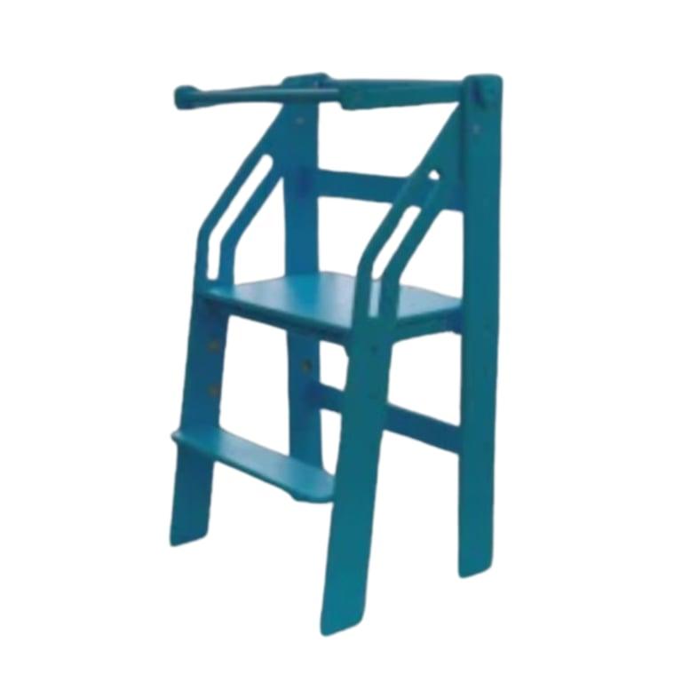 Montessori Woodesa Twin Toddler Tower Blue