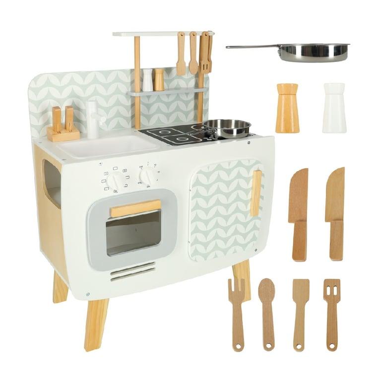 Montessori Lulilo Play Kitchen Retro With Accessories