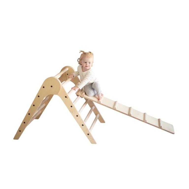 Montessori Sprout Kids Pikler Triangles With 1 Ramp