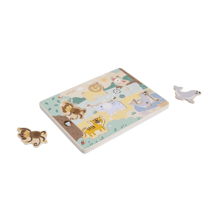 Montessori Elis Design Jigsaw Puzzle Zoo With Sounds
