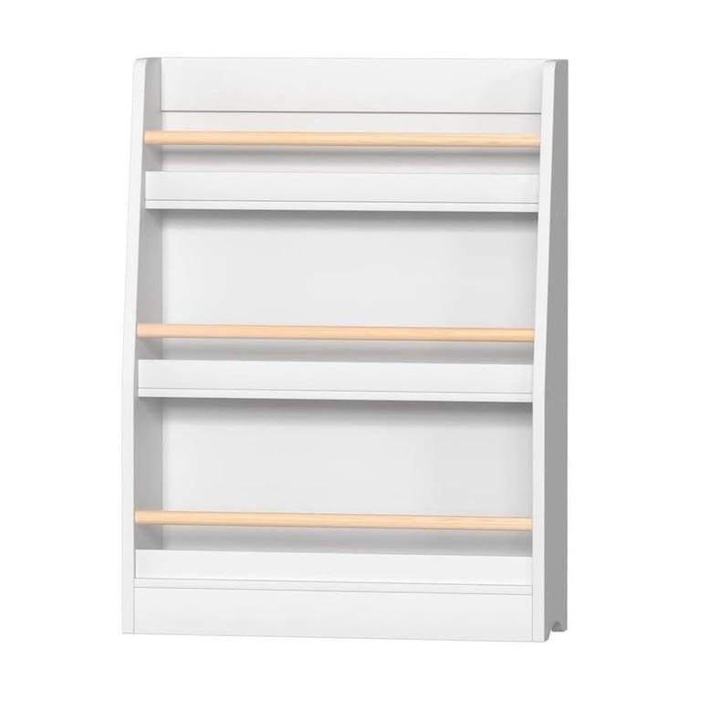 Montessori Artiss Keezi 3-Tier Front-facing Bookshelf White