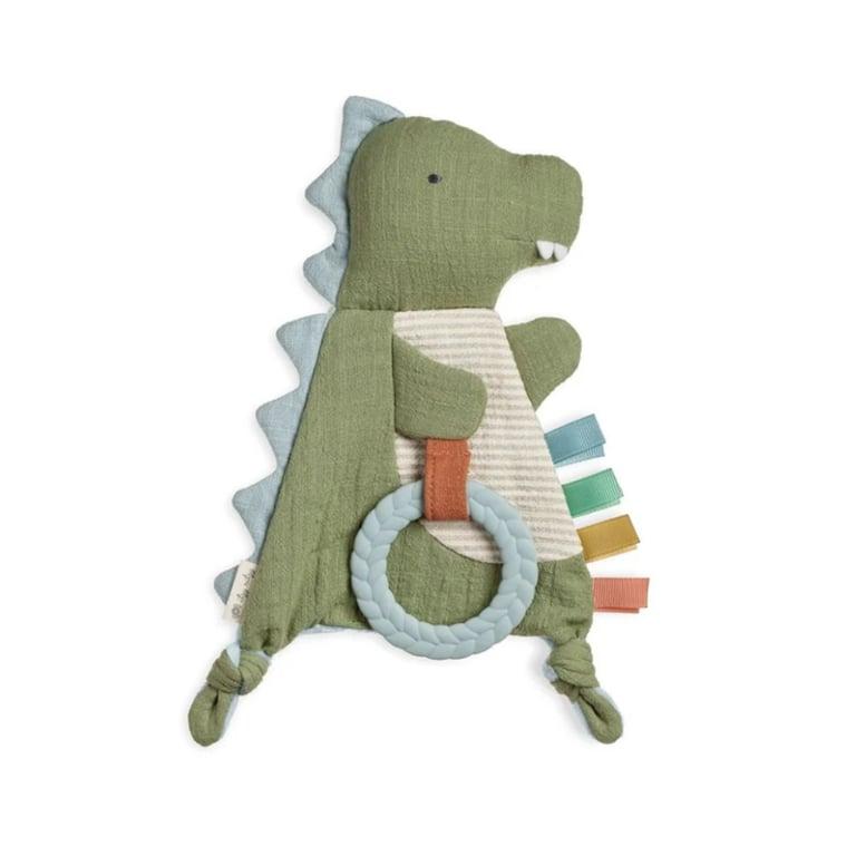 Montessori Itzy Ritzy Bitzy Crinkle Sensory Crinkle Toy With Teether Dino