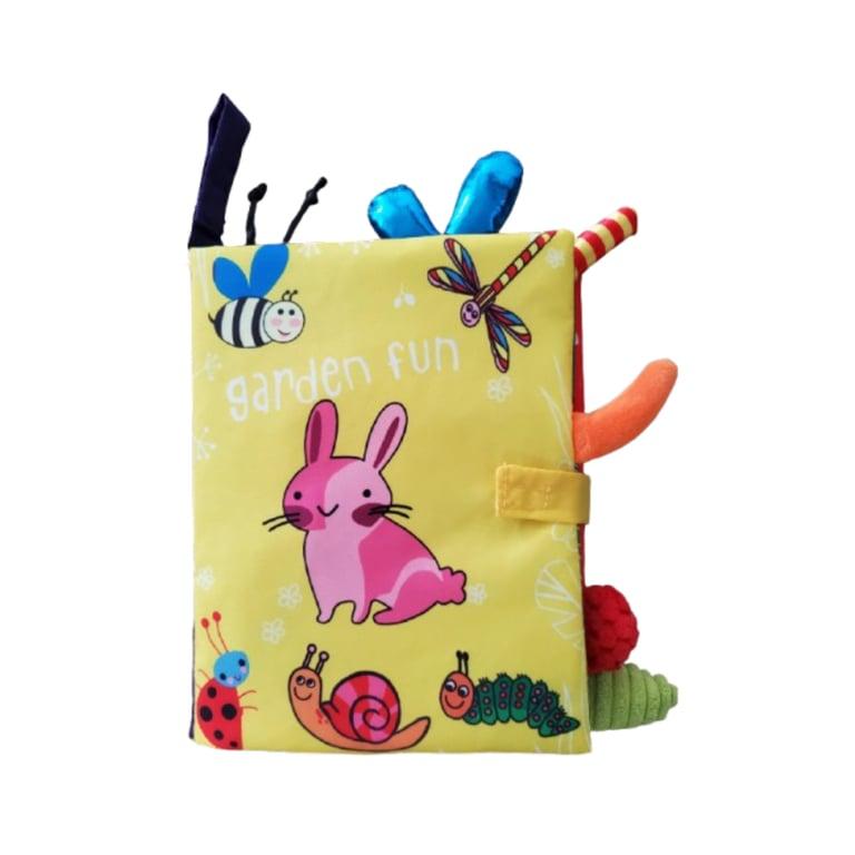 Montessori BabyLoveGiftsCo Soft Cloth Book Garden Fun